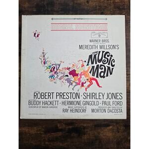 Vintage Meredith Willson's The Music Man Warner Bros Stereo BS1459